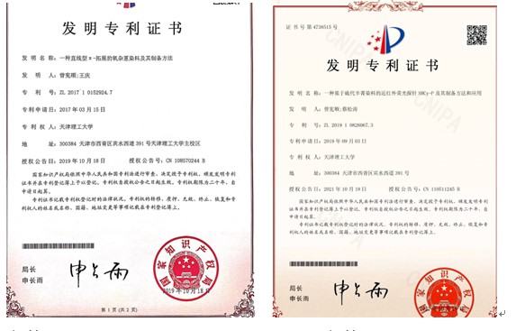 新型的近红外发射荧光染料